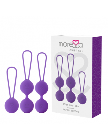 MORESSA OSIAN SET PREMIUM SILICONA LILA
