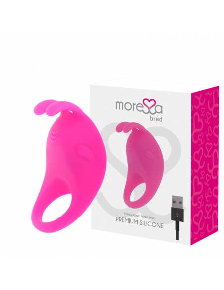 MORESSA BRAD PREMIUM SILICONE RECARGABLE ROSA