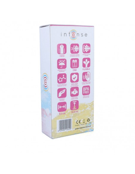 INTENSE SUSY VIBRADOR OSCILANTE SILICON RABBIT ROSA