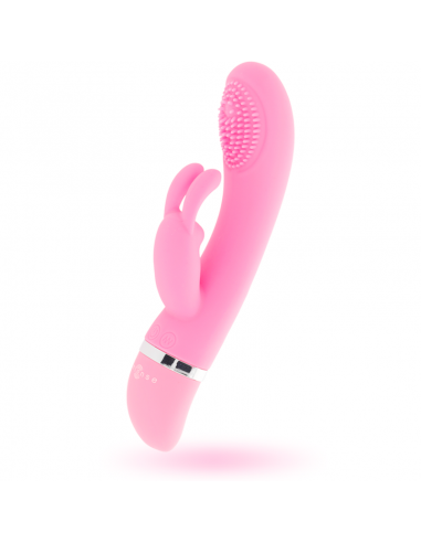 INTENSE SUSY VIBRADOR OSCILANTE SILICON RABBIT ROSA
