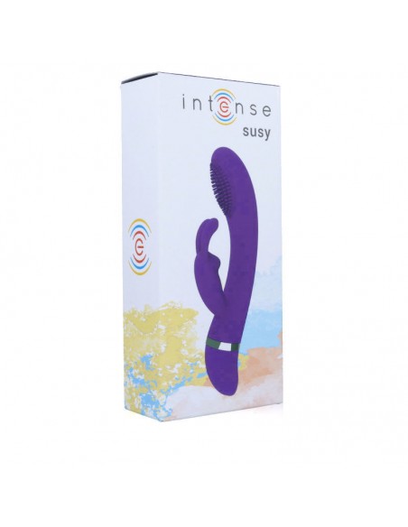 INTENSE SUSY VIBRADOR OSCILANTE SILICON RABBIT LILA