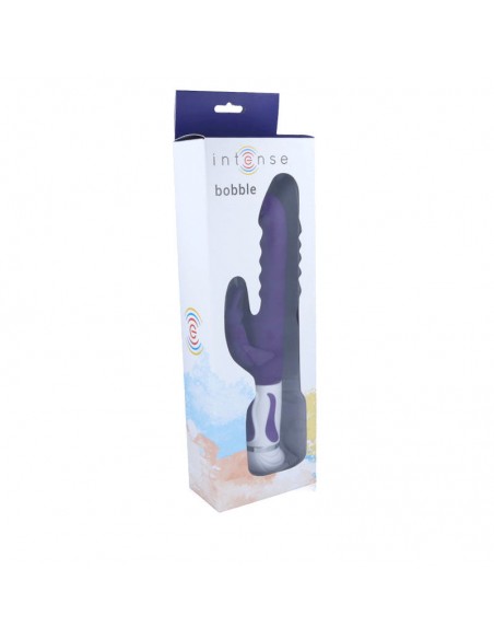 INTENSE BOBBLE VIBRADOR ROTADOR SILICONA LILA