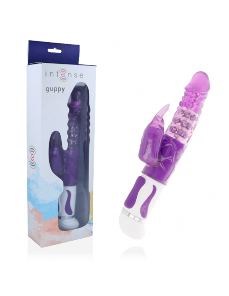 INTENSE GUPPY VIBRADOR ROTADOR LILA