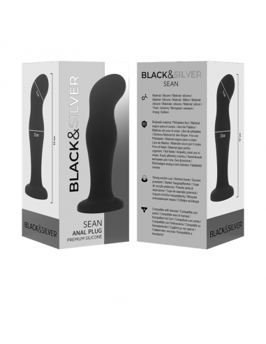 BLACKSILVER SEAN PLUG ANAL SILICONA PREMIUM NEGRO
