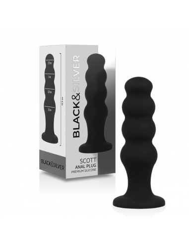 BLACKSILVER SCOTT PLUG ANAL SILICONA PREMIUM NEGRO