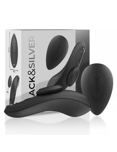 BLACKSILVER PRESTON PANTIE VIBRADOR SILICONA RECARGABLE NEGRO