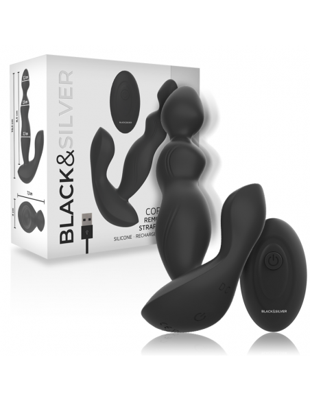 BLACKSILVER CORA PLUG ANAL SILICONA CONTROL REMOTO