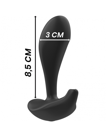BLACKSILVER DWAYNE PLUG ANAL SILICONA CONTROL REMOTO