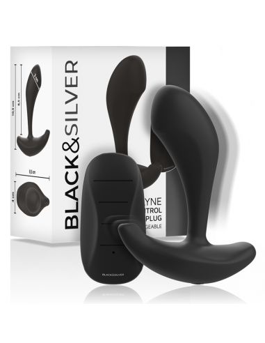 BLACKSILVER DWAYNE PLUG ANAL SILICONA CONTROL REMOTO
