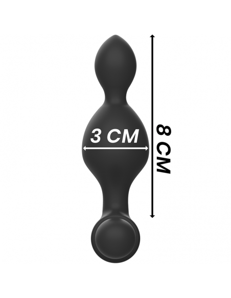 BLACKSILVER TUCKER PEQUENO PLUG ANAL SILICONA CONTROL REMOTO