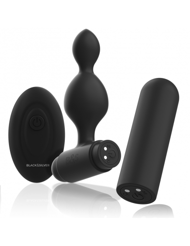 BLACKSILVER TUCKER PEQUENO PLUG ANAL SILICONA CONTROL REMOTO