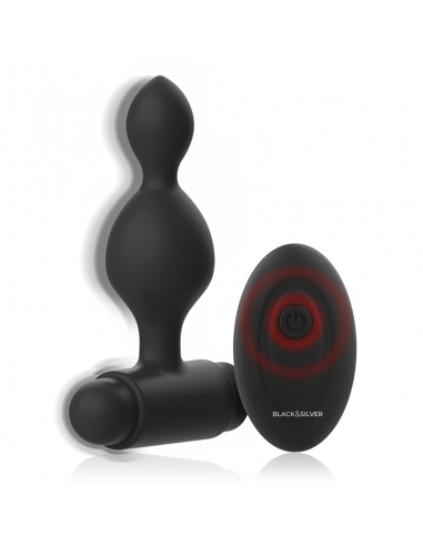 BLACKSILVER TUCKER PEQUENO PLUG ANAL SILICONA CONTROL REMOTO