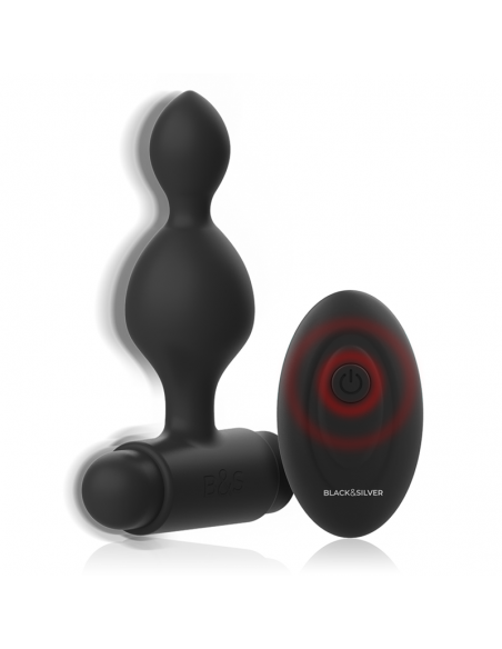 BLACKSILVER TUCKER PEQUENO PLUG ANAL SILICONA CONTROL REMOTO