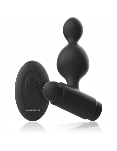 BLACKSILVER TUCKER PEQUENO PLUG ANAL SILICONA CONTROL REMOTO