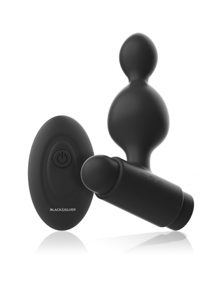 BLACKSILVER TUCKER PEQUENO PLUG ANAL SILICONA CONTROL REMOTO