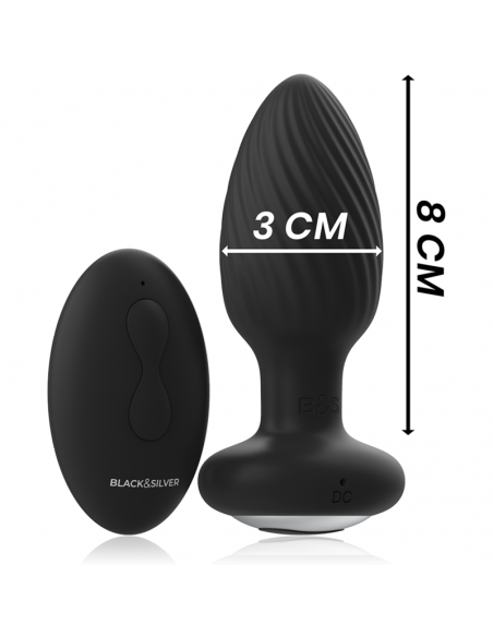 BLACKSILVER WELLS PLUG ANAL SILICONA CONTROL REMOTO