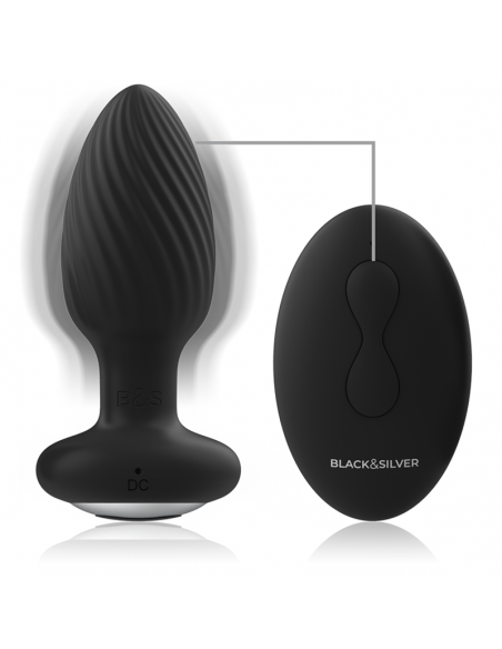 BLACKSILVER WELLS PLUG ANAL SILICONA CONTROL REMOTO