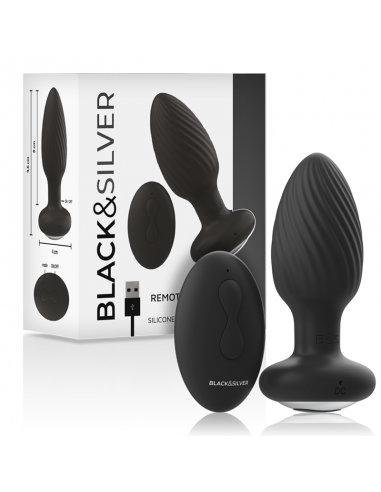 BLACKSILVER WELLS PLUG ANAL SILICONA CONTROL REMOTO