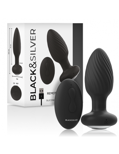 BLACKSILVER WELLS PLUG ANAL SILICONA CONTROL REMOTO