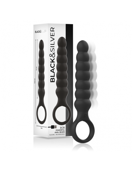 BLACKSILVER BOB POTENTE CADENA ANAL SILICONA