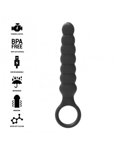 BLACKSILVER BOB POTENTE CADENA ANAL SILICONA
