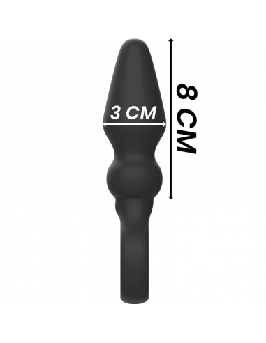 BLACKSILVER OZZY POTENTE PLUG ANAL SILICONA