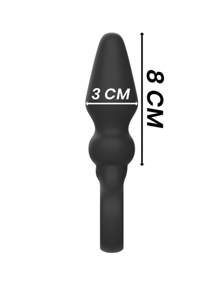 BLACKSILVER OZZY POTENTE PLUG ANAL SILICONA