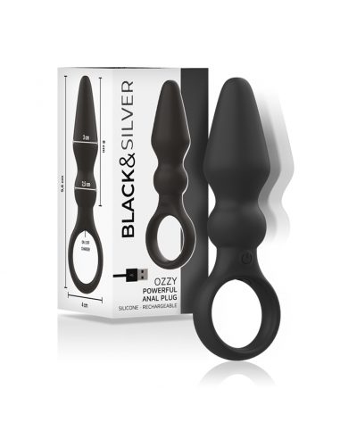 BLACKSILVER OZZY POTENTE PLUG ANAL SILICONA