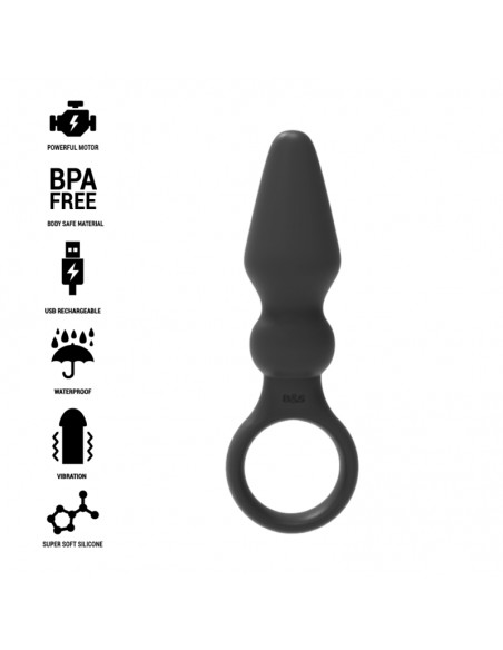 BLACKSILVER OZZY POTENTE PLUG ANAL SILICONA