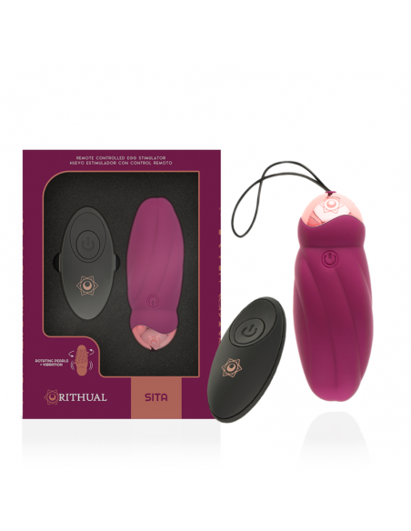 RITHUAL SITA HUEVO CONTROL REMOTO ROTACIoN DE PERLAS VIBRACIoN