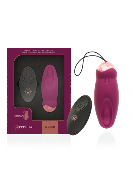RITHUAL PRIYA HUEVO CONTROL REMOTO G SPOT VIBRACIoN