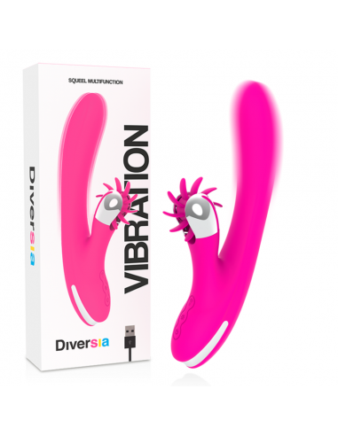 DIVERSIA BUNNY VIBRATING 24 CM