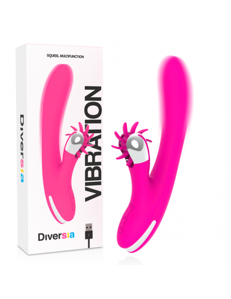 DIVERSIA BUNNY VIBRATING 24 CM