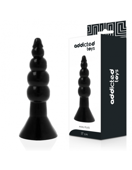 ADDICTED TOYS ANAL PLUG 17CM BLACK