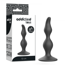 ADDICTED TOYS ANAL SEXUAL PLUG 12CM NEGRO