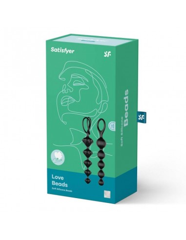 SATISFYER LOVE BEADS NEGRO