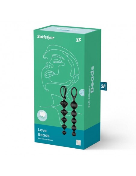 SATISFYER LOVE BEADS NEGRO SATISFYER LOVE BEADS NEGRO