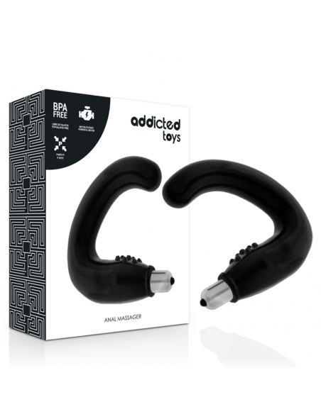 ADDICTED TOYS ANAL MASSAGER BLACK