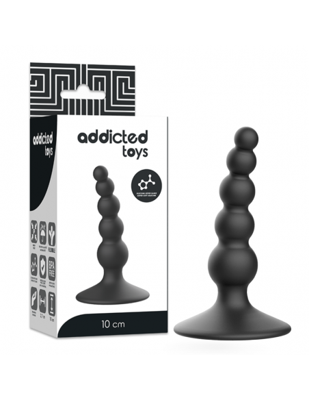 ADDICTED TOYS ANAL SEXUAL PLUG 10CM NEGRO