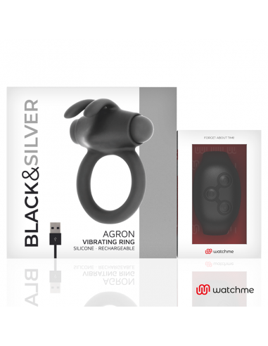 BLACKSILVER AGRON REMOTE CONTROL COCKRING WATCHME