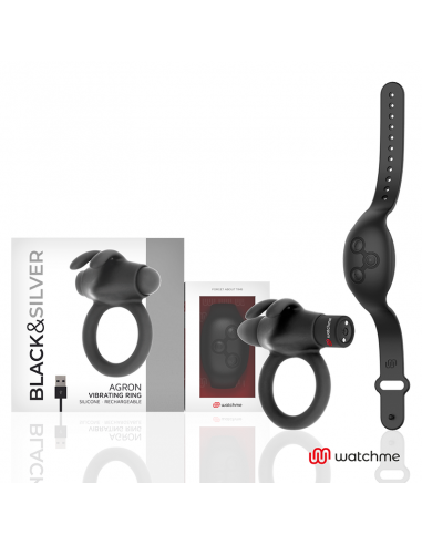 BLACKSILVER AGRON REMOTE CONTROL COCKRING WATCHME