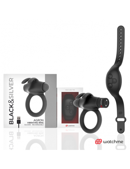 BLACKSILVER AGRON REMOTE CONTROL COCKRING WATCHME