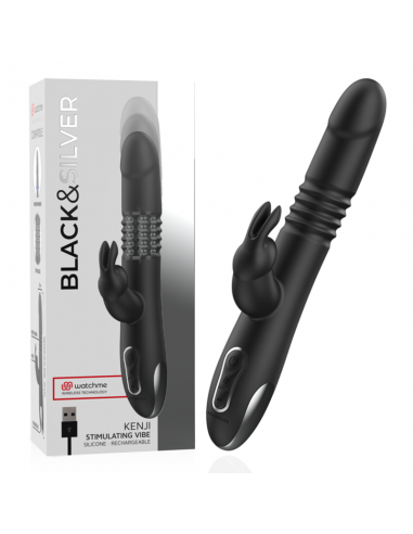 BLACKSILVER KENJI STIMULATING VIBE COMPATIBLE CON WATCHME WIRELESS TECHNOLOGY