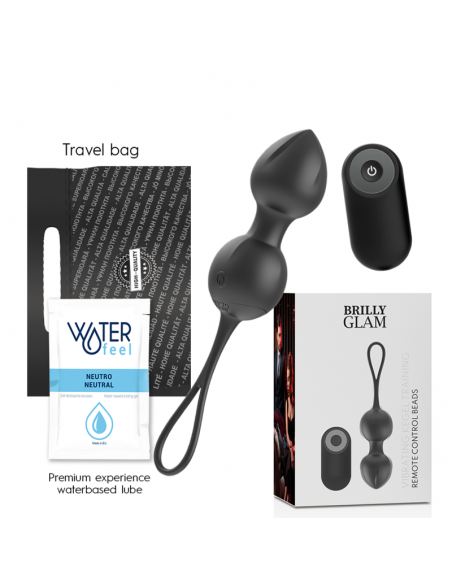 BRILLY GLAM VIBRATING KEGEL BEADS CONTROL REMOTO BRILLY GLAM VIBRATING KEGEL BEADS CONTROL REMOTO
