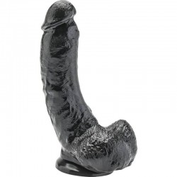 GET REAL DILDO 205 CM CON TESTICULOS NEGRO