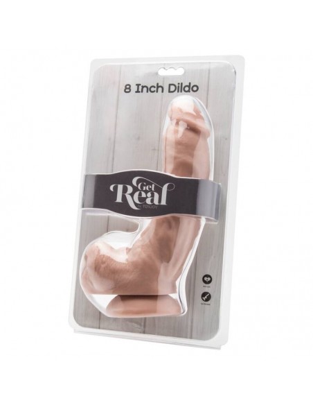 GET REAL DILDO 205 CM CON TESTICULOS NATURAL
