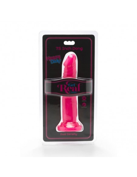 GET REAL HAPPY DICKS DONG 19 CM ROSA