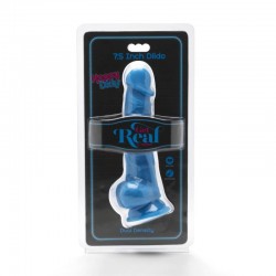 GET REAL HAPPY DICKS 19 CM CON TESTICULOS AZUL 2