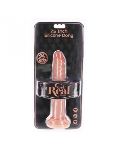 GET REAL DONG SILICONA 19 CM NATURAL