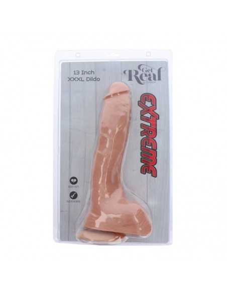 GET REAL EXTREME XXXL DILDO 34 CM NATURAL